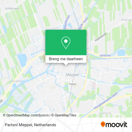 Partsnl Meppel kaart