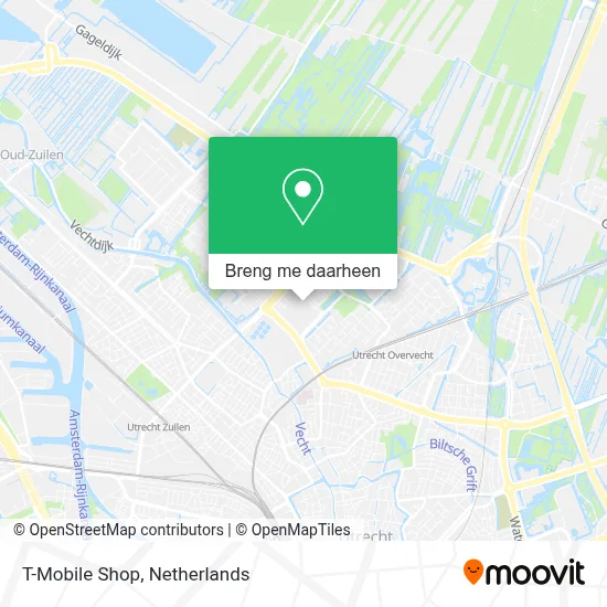 T-Mobile Shop kaart