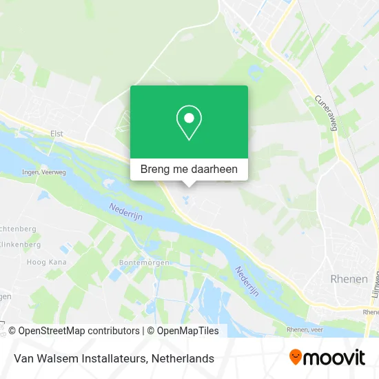 Van Walsem Installateurs kaart