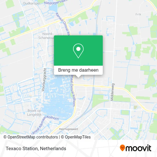 Texaco Station kaart