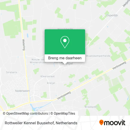 Rottweiler Kennel Buusehof kaart