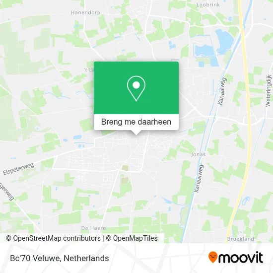 Bc'70 Veluwe kaart