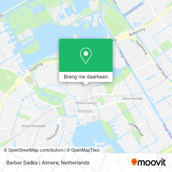 Barber Sadka | Almere kaart