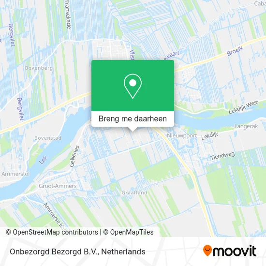 Onbezorgd Bezorgd B.V. kaart