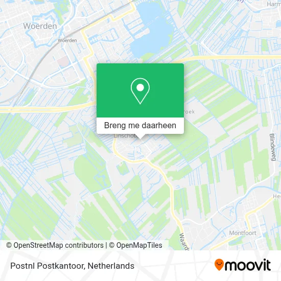 Postnl Postkantoor kaart