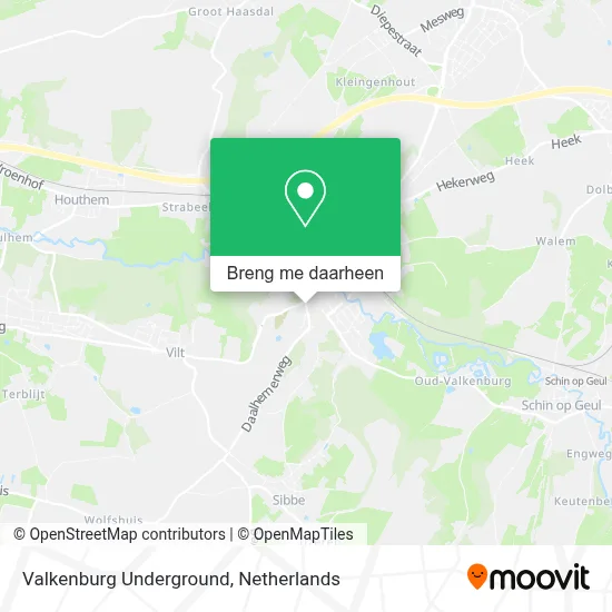 Valkenburg Underground kaart