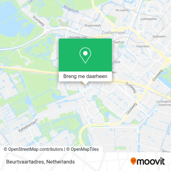 Beurtvaartadres kaart