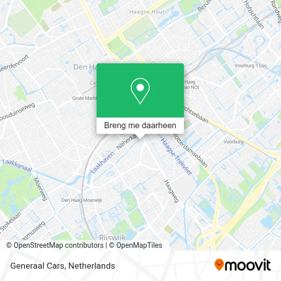 Generaal Cars kaart