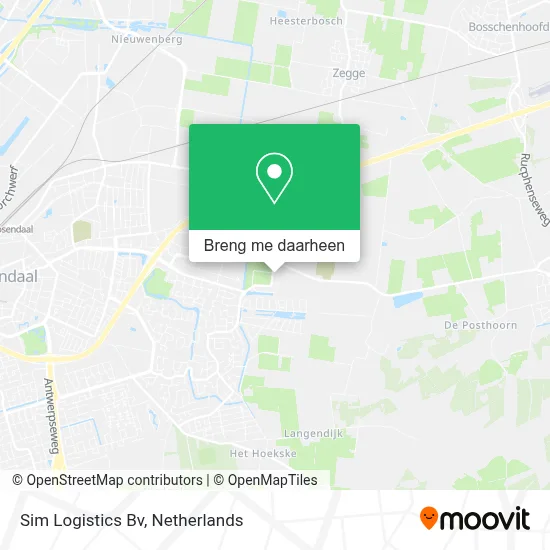 Sim Logistics Bv kaart