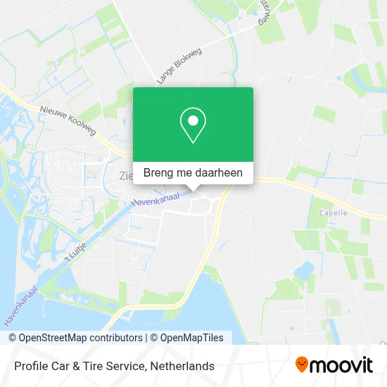 Profile Car & Tire Service kaart
