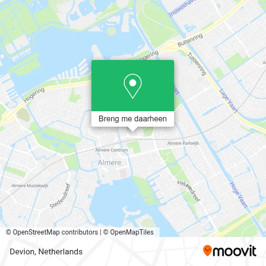 Devion kaart
