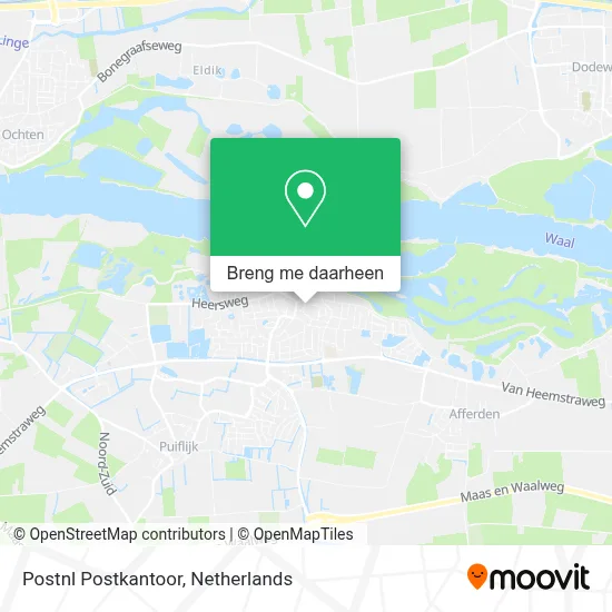 Postnl Postkantoor kaart