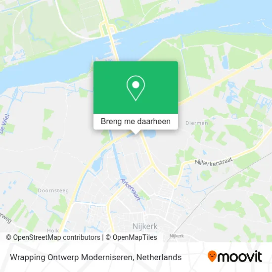 Wrapping Ontwerp Moderniseren kaart