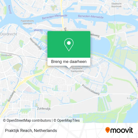 Praktijk Reach kaart