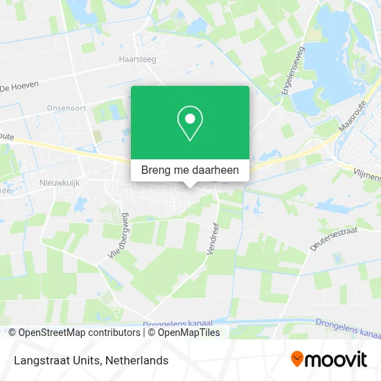 Langstraat Units kaart