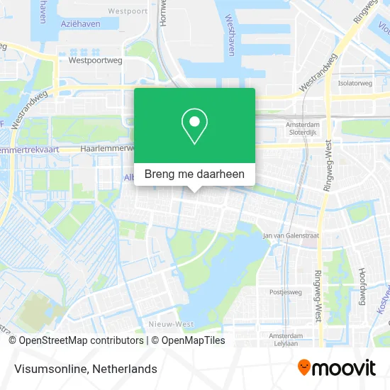 Visumsonline kaart