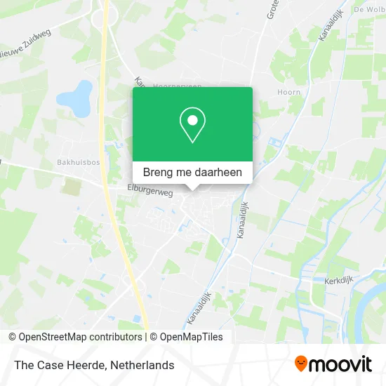 The Case Heerde kaart