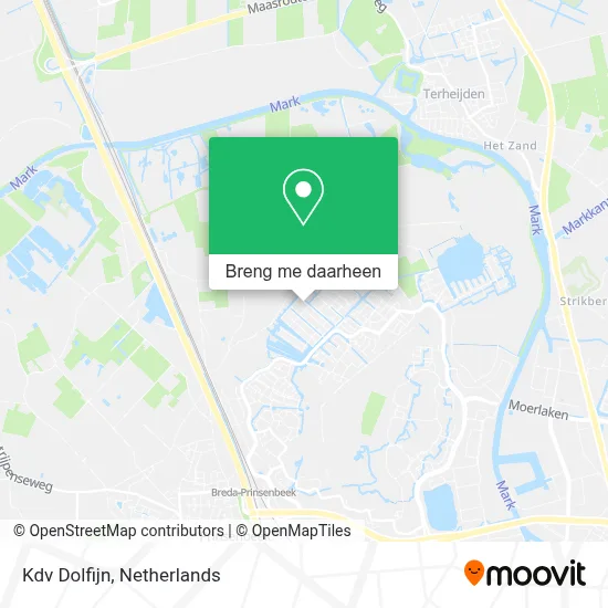 Kdv Dolfijn kaart