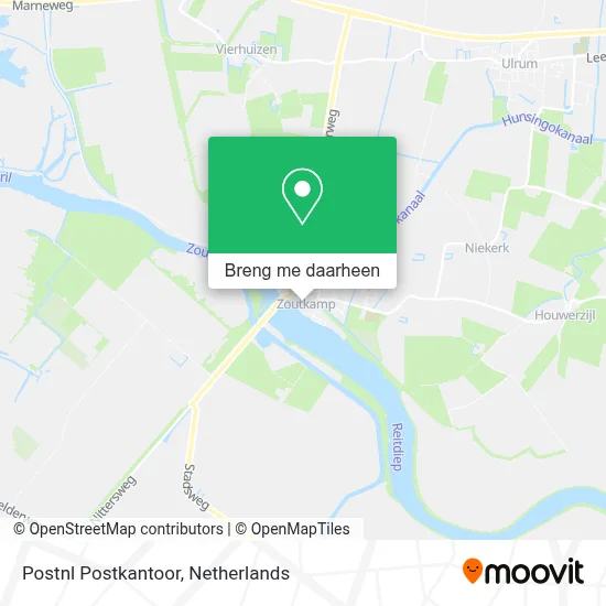 Postnl Postkantoor kaart