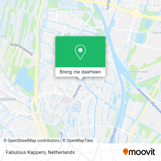 Fabulous Kappers kaart