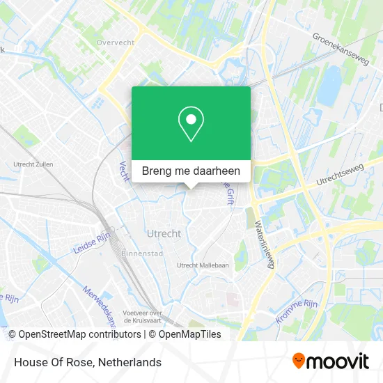 House Of Rose kaart