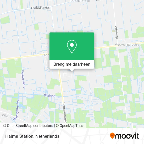 Halma Station kaart