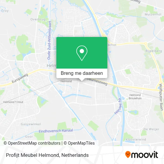 Profijt Meubel Helmond kaart