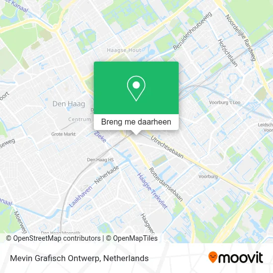 Mevin Grafisch Ontwerp kaart