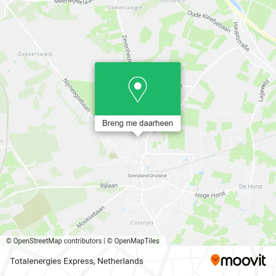 Totalenergies Express kaart