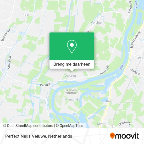 Perfect Nails Veluwe kaart