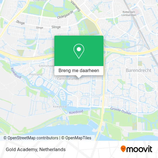 Gold Academy kaart