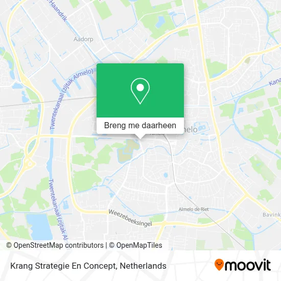 Krang Strategie En Concept kaart