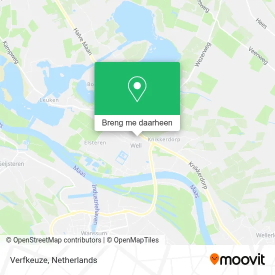 Verfkeuze kaart