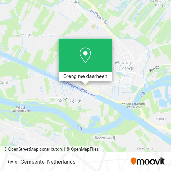 Rivier Gemeente kaart
