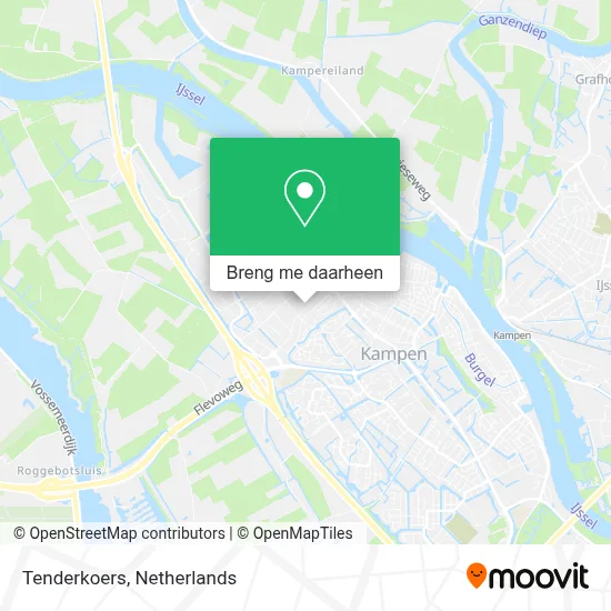 Tenderkoers kaart