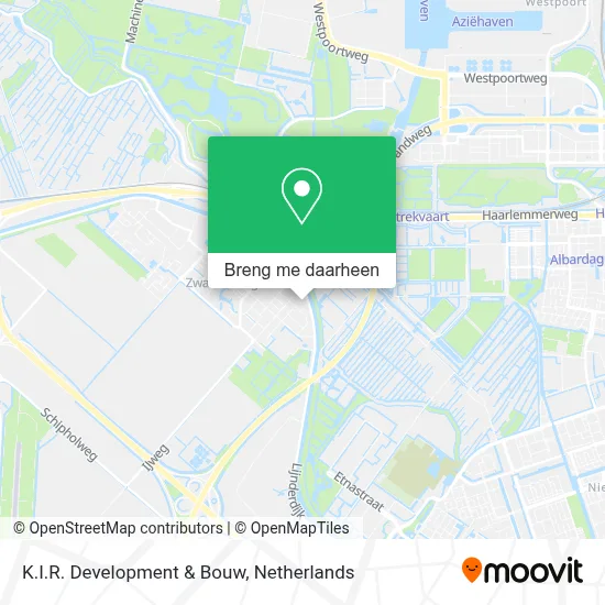 K.I.R. Development & Bouw kaart