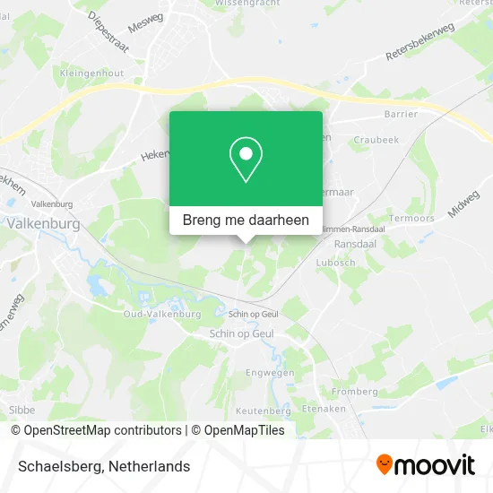 Schaelsberg kaart