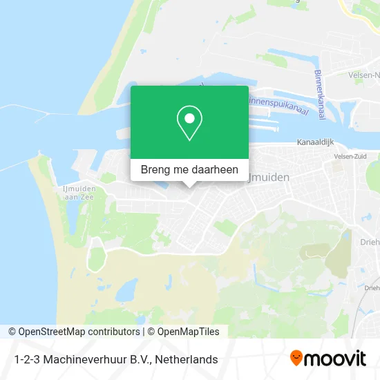 1-2-3 Machineverhuur B.V. kaart