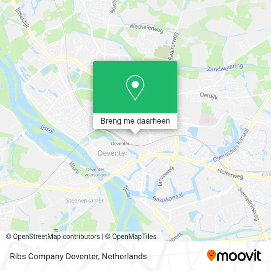 Ribs Company Deventer kaart
