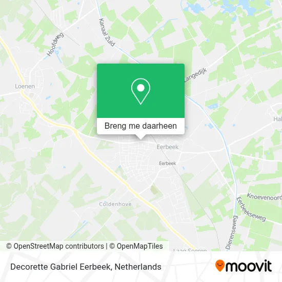 Decorette Gabriel Eerbeek kaart