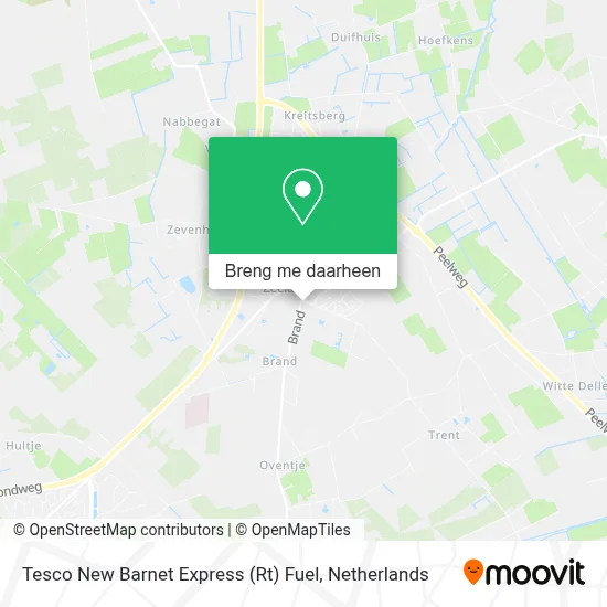Tesco New Barnet Express (Rt) Fuel kaart