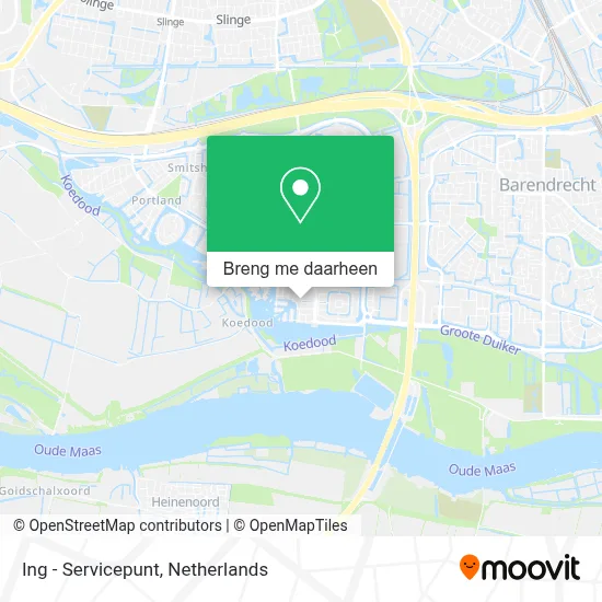 Ing - Servicepunt kaart