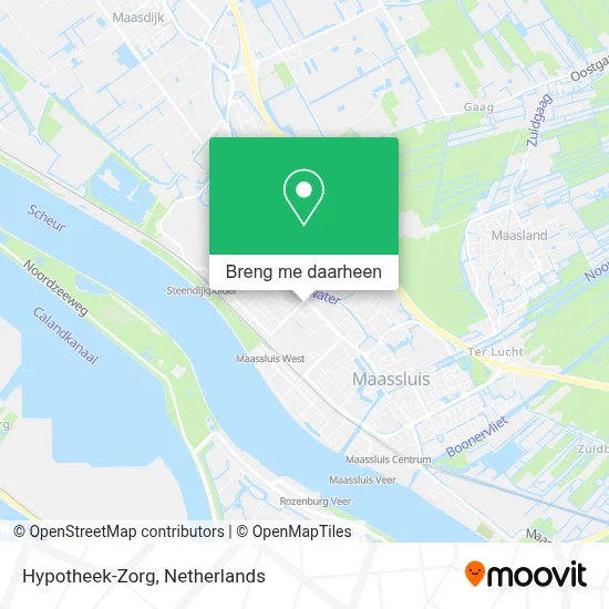 Hypotheek-Zorg kaart