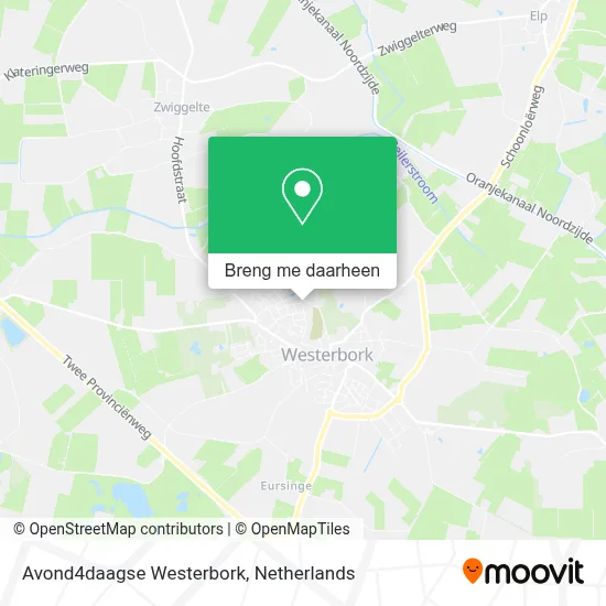 Avond4daagse Westerbork kaart