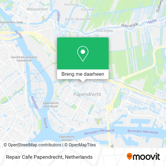 Repair Cafe Papendrecht kaart