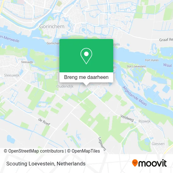 Scouting Loevestein kaart