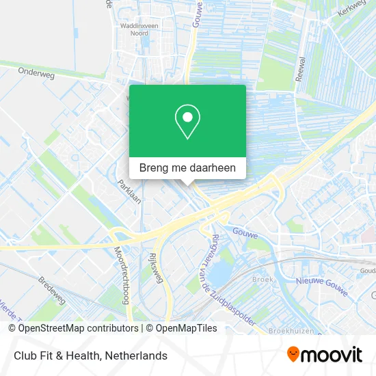 Club Fit & Health kaart