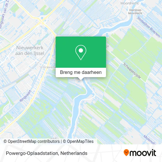 Powergo-Oplaadstation kaart