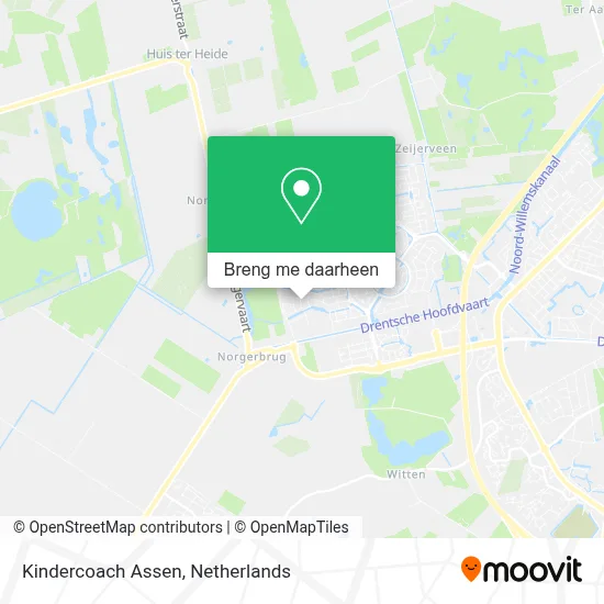 Kindercoach Assen kaart