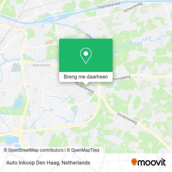 Auto Inkoop Den Haag kaart
